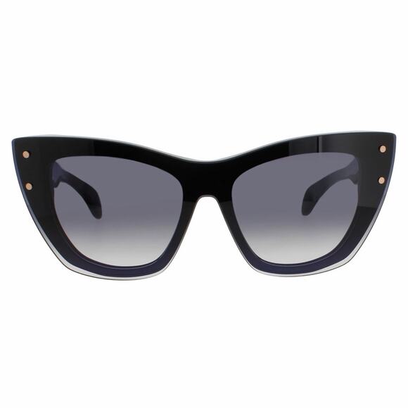 New! BUGATTI 48L-BK Elegant Cat Eye Luxury Black Sunglasses, Authentic main image 6